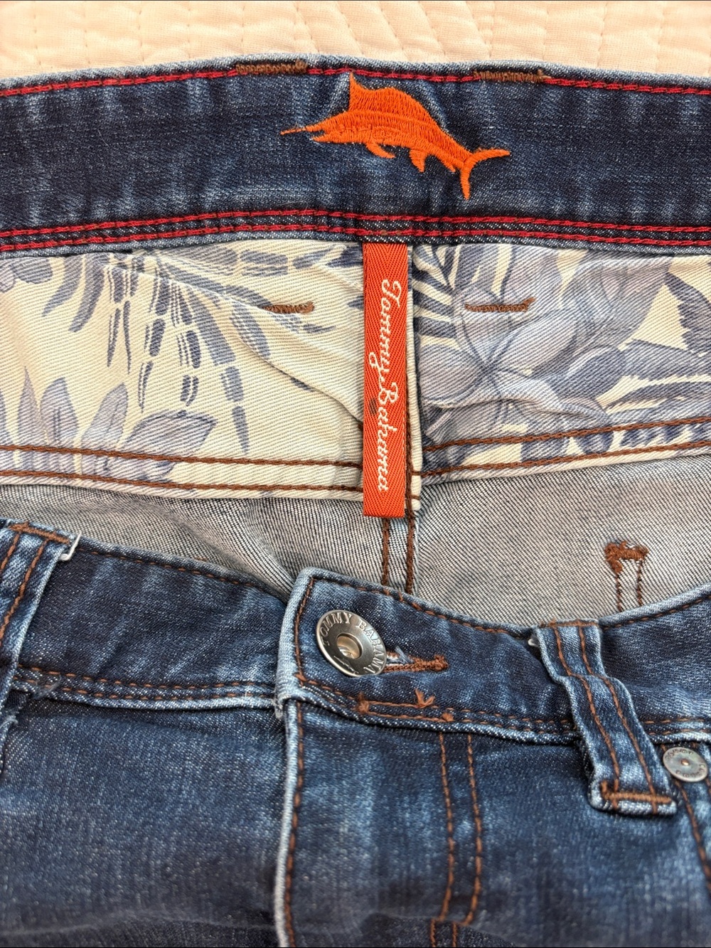 Men’s Tommy Bahama Dark Blue Jeans